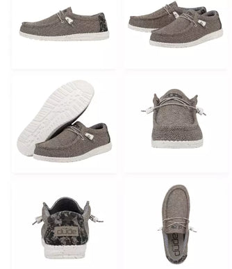 Hey Dude Wally Stretch Sand Dune Camo Sneaker Shoe Men's Sizes US 8-14/NEW!!!!