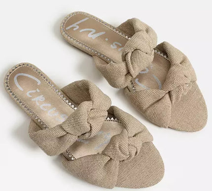 Circus by Sam Edelman Marissa Burlap Natural Sandal Women's US sizes 6-10 NEW!!