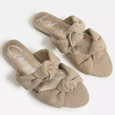 Circus by Sam Edelman Marissa Burlap Natural Sandal Women's US sizes 6-10 NEW!!