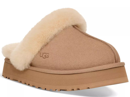 UGG Disquette Sand Suede Slide Slipper Sandal Women's US sizes 5-12/NEW!!!