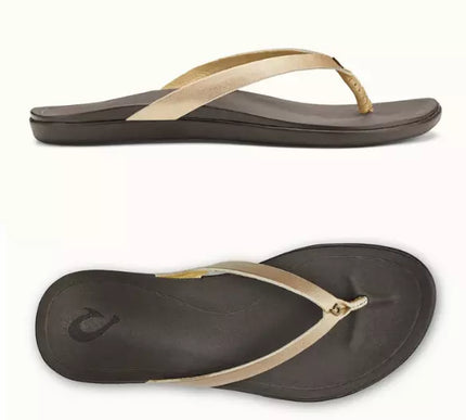 Women's Olukai Ho'opio Leather Flip Flop Sandal Various Colors US Sizes 5-11 NIB