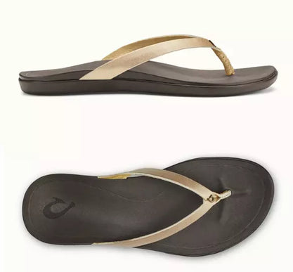 Women's Olukai Ho'opio Leather Flip Flop Sandal Various Colors US Sizes 5-11 NIB