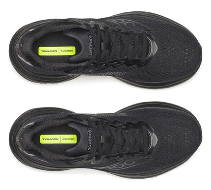 Saucony Ride 19 Triple Black Running Shoe Men sizes 7-15 NEW