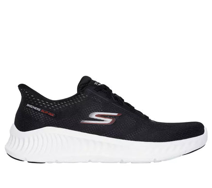 SKECHERS Go Walk Now Payton Black White Slip-ins Sneaker Men's sizes 7-14/NEW!!!