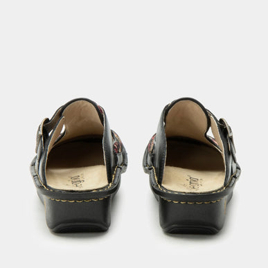 Alegria Classic Handicraft Floral Stitched Shoe Clog Womens sizes 36-40 NEW