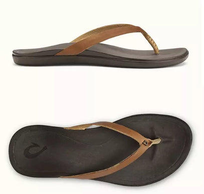Women's Olukai Ho'opio Leather Flip Flop Sandal Various Colors US Sizes 5-11 NIB
