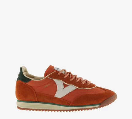 Victoria Saturno Nylon and Leather Orange Sneaker Women EU sizes 37-41/US 6-10
