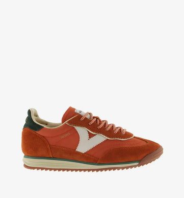 Victoria Saturno Nylon and Leather Orange Sneaker Women EU sizes 37-41/US 6-10