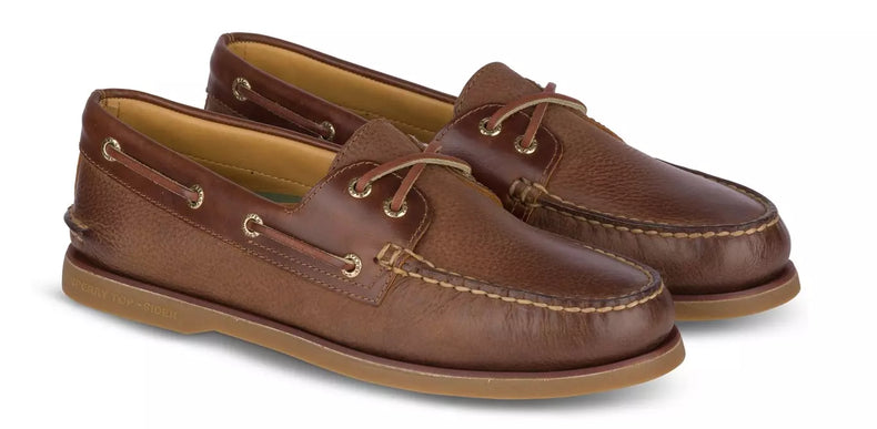 Sperry Gold Cup A/O 2-EYE Titan Tan Boat Shoe Men's US sizes 7-15/NEW!!! MEDIUM