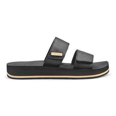 Cobian Dana Rise Black 2-Strap Flatform Slide Sandal Women's US Sizes 5-11 NIB!!
