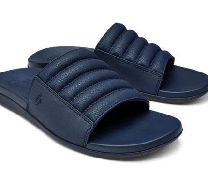 Men's Olukai Maha 'Olu Recovery Slide Moonlit Ocean US Size 7 NEW!!!