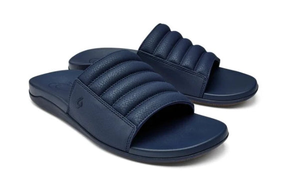 Men's Olukai Maha 'Olu Recovery Slide Moonlit Ocean US Size 7 NEW!!!