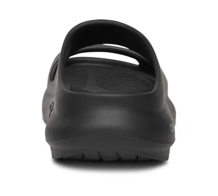 OOFOS OOyea Slide Sandal Black Womens Sizes M3/W5-M9/W11 NEW