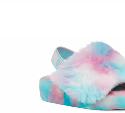 UGG Fluff Yeah Pride Pride Slide Slipper Sandal Women's US sizes 5-13/NEW!!!