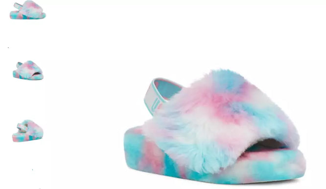 UGG Fluff Yeah Pride Pride Slide Slipper Sandal Women's US sizes 5-13/NEW!!!
