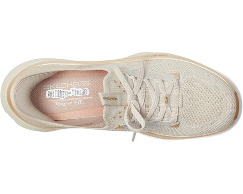 SKECHERS D'Lux Vapor Evening Natural Gold Sneaker Women's sizes 5-11/NEW!!!