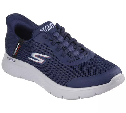 SKECHERS Go Walk Flex Hands Free Navy Slip-ins Sneaker Men's sizes 7-14/NEW WW