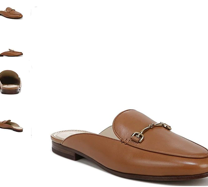 Sam Edelman Linnie Saddle Leather Slip-On Mule Flat Women sizes 5-11/NEW!!!