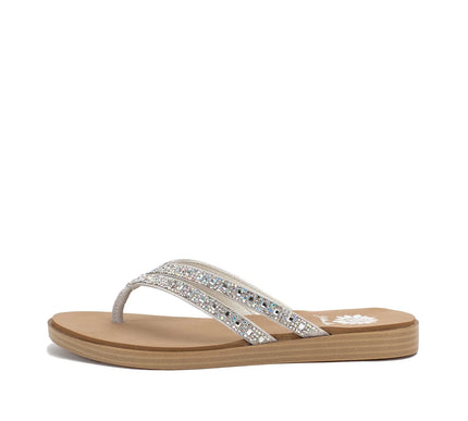 Yellow Box Dalia White Toe Post Flip Flop Sandal Women's sizes 6-10/NEW!!!