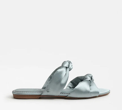 Circus by Sam Edelman Marissa Blue Haze Satin Sandal Women's US sizes 6-10 NEW!!