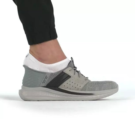 SKECHERS Slade Ocon Gray Relaxed Fit Sneaker Shoe Men's sizes 7-14/NEW!!