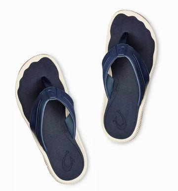 Men's Olukai Kukulu Trench Blue Flip Flop Comfort Sandal US Sizes 7-16 NEW!!!