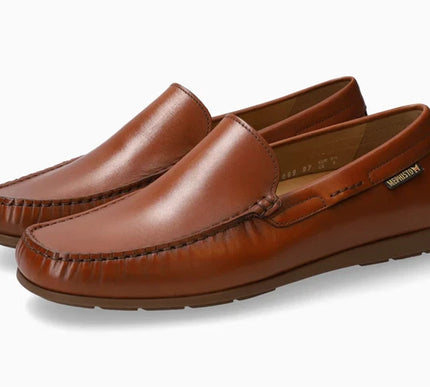 Mephisto Algoras Brandy Smooth Leather Loafer Shoe Mens US Sizes 7-13 NEW