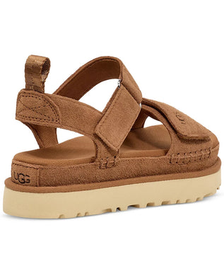 UGG Goldenstar Chestnut Suede Platform Sandal Women's US sizes 5-12-NEW