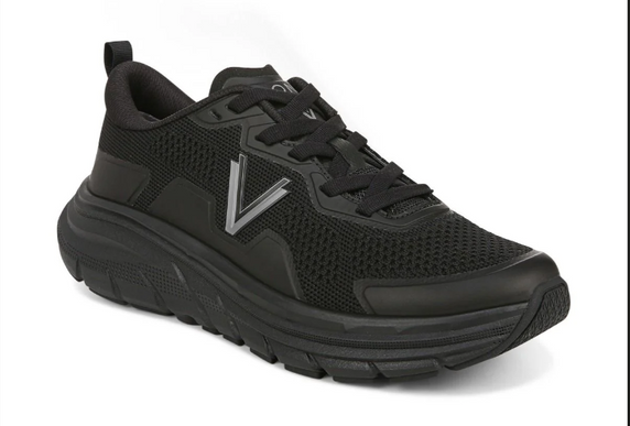 Vionic Walk Max Black Lace Up Sneaker Shoe Women's US sizes 5-12 NEW!!! WIDE
