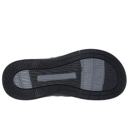 SKECHERS Silva Falco Black Toe Post Flip Flop Sandal Men's sizes 5-12/NEW!!