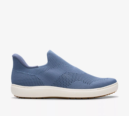 Clarks Nalle Step Blue Grey Knit Sneaker Women's sizes US 5-11 NEW!!!