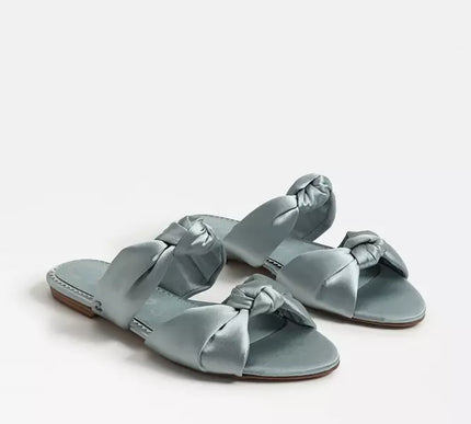 Circus by Sam Edelman Marissa Blue Haze Satin Sandal Women's US sizes 6-10 NEW!!