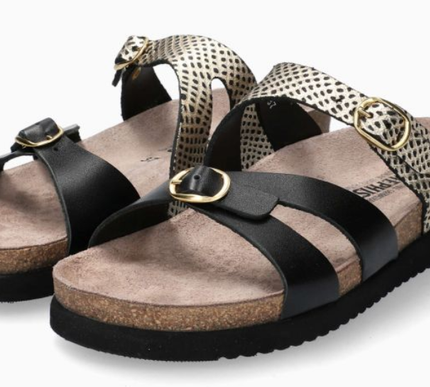 Mephisto Hannel Black/Cuba Comfort Sandal Slide Women's Sizes 35-42 NEW!!!