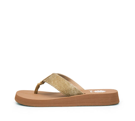 Yellow Box Fremont Bronze Flatform Toe Post Sandal Women's sizes 6-10/NEW!!!