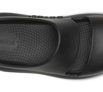 OOFOS OOyea Slide Sandal Black Womens Sizes M3/W5-M9/W11 NEW