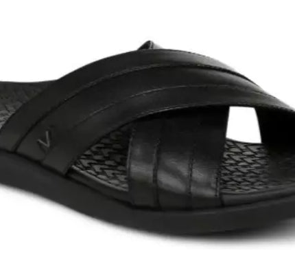 Vionic Tide Slide Black Comfort Sandal Cross Slide Men's US sizes 7-14 NEW!!!