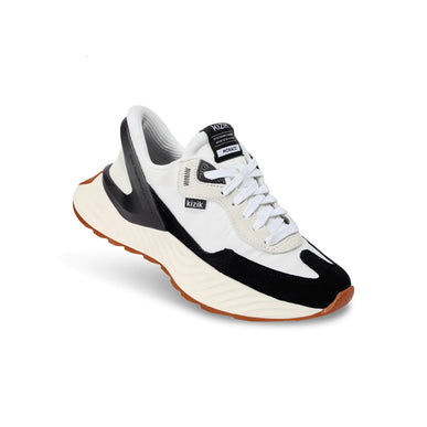 Kizik Monaco White/Black Hands-Free Slip in/on Shoes Womens sizes 6-10