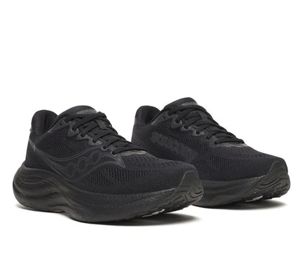 Saucony Ride 19 Triple Black Running Shoe Men sizes 7-15 NEW