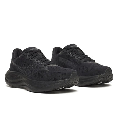 Saucony Ride 19 Triple Black Running Shoe Men sizes 7-15 NEW