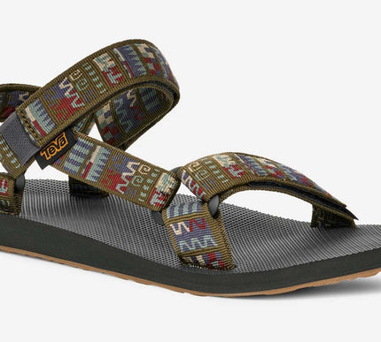 Teva Original Universal Geo Mashup Olive Strappy Sandal Men's US Sizes 7-15 NIB