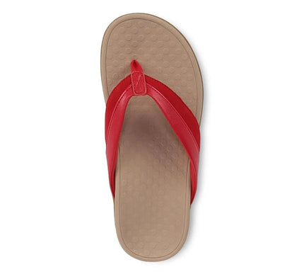 Vionic Shore Fruit Punch Red Leather Sandal Women's sizes 5-11/NEW!!!