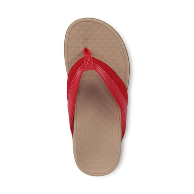 Vionic Shore Fruit Punch Red Leather Sandal Women's sizes 5-11/NEW!!!