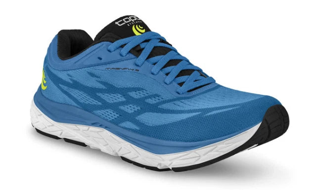 Topo Athletic Magnifly 3 Blue Blue Road Running Shoe Men' US Sizes 11.5 NIB