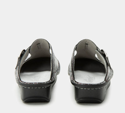 Alegria Classic Floral Embossed Rosewood Shoe Clog Womens sizes 36-40 NEW