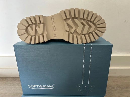 Softwaves Vana Notte (Navy)  Suede Platform Loafer Women EU sizes 36-41/US 6-11