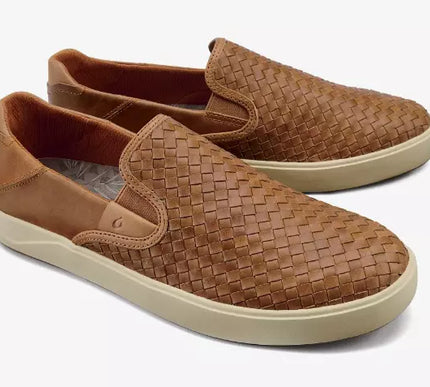 Olukai Lae'ahi Lauhala Slip-on Shoes in Various Colors US Sizes 7-15 NEW!!