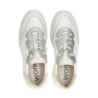 Wonders A-3602 Berlin Off White/Cream Wedge Sneaker Womens sizes 36-42