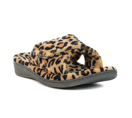 Vionic Relax Leopard Slipper Slip-On Arch Support Women size 7 NEW