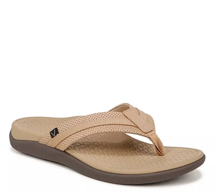 Vionic Tide II Sand Leather Men's Sandal Flip Flop US sizes 7-14 NEW!!!