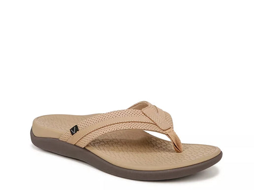 Vionic Tide II Sand Leather Men's Sandal Flip Flop US sizes 7-14 NEW!!!